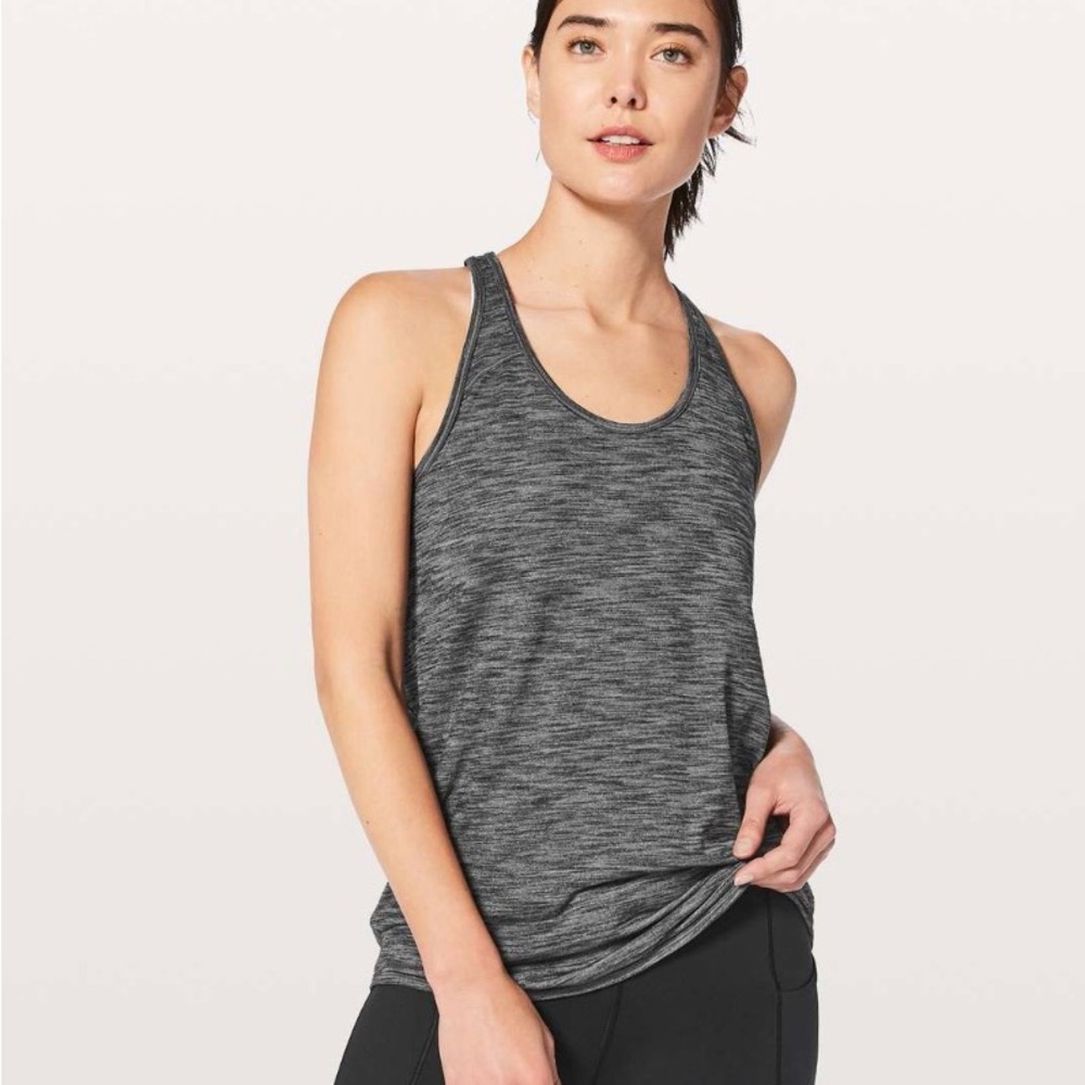 Lululemon Essential Tank
Heathered Black